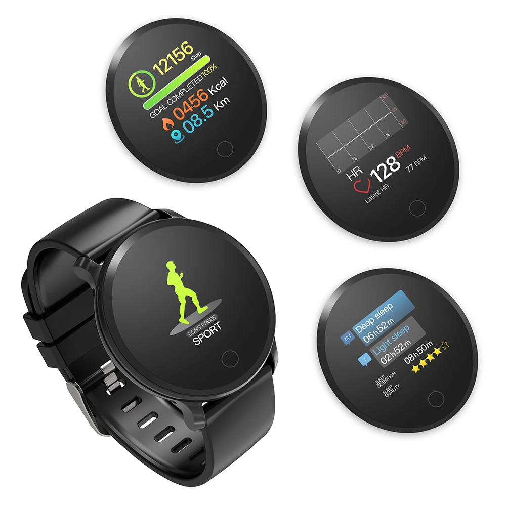 

BingoFit Miband Man Smart Watch Heart Rate Tracker Female Wristband Fitness Bracelets Waterproof Ios Android Blood Pressure