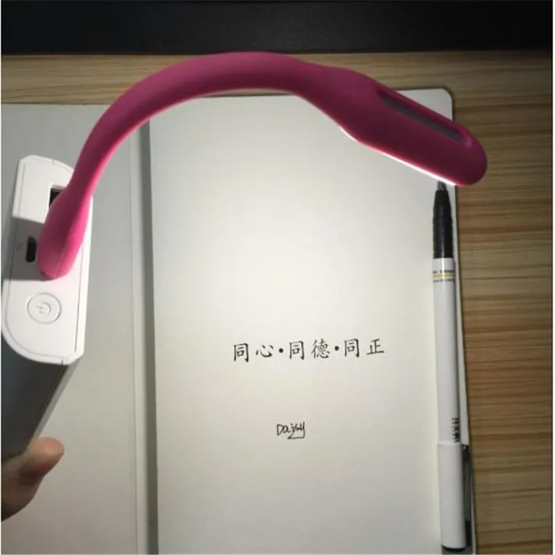 Mini Flexible USB Led Creative USB Fan Flexible Portable Mini Fan and LED Light Lamp For 4