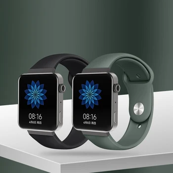 

soft Silicone Sports Band for For Xiaomi Smart Watch Bands Rubber Watchband Strap for mi watch Replacement strap Accessories