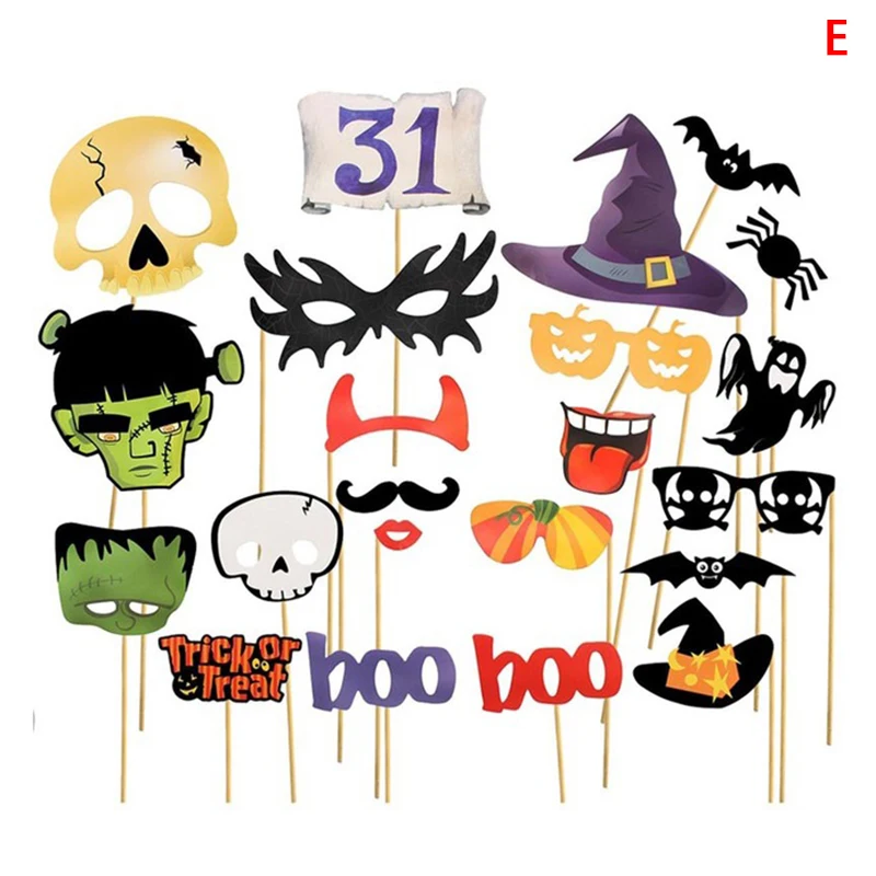 Halloween Eve Party Decorations Mexican Fiesta Photo Booth Props Cinco De Mayo Party Decoration Birthday Party Supplies