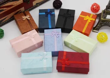 Emmaya-Conjunto de collares de papel para embalaje de joyería, caja de regalo, accesorios, bolsas de papel para regalos