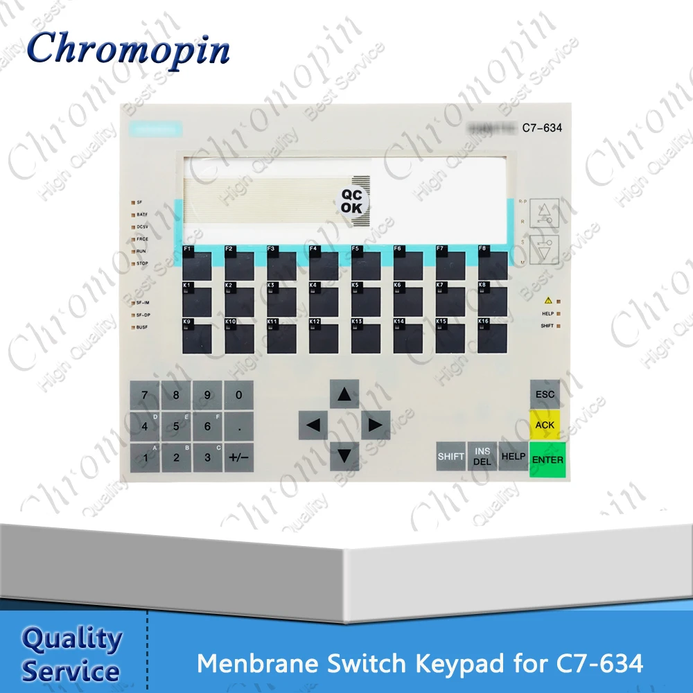 

Membrane Keyboard for 6ES7 634-1DF02-0AE3 6ES7 634-2BF02-0AE3 6ES7 634-1DF00-0AE3 C7-634 Machine Fitting HMI PLC