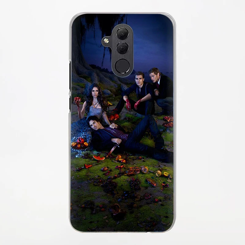 EWAU The Vampire Diaries Stefan Damon Salvatore Hard Phone Cover Case for Huawei Y5 Y6 Y7 Y9 Mate10 20 Lite pro Nova 2 3 5 i