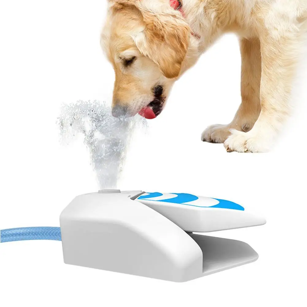 Automatic Dog Water Feeder Step-On Pet Outdoor Drinking Fountain Summer Pet Self-service Water Dispenser Container Pet Dog Toys