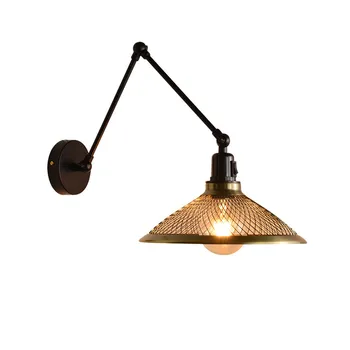 

Modern Wall Light Vintage Industrial Style Iron Lanterns Suspension Pendant Light Home Sconce Light Loft Retro Wall Lamp