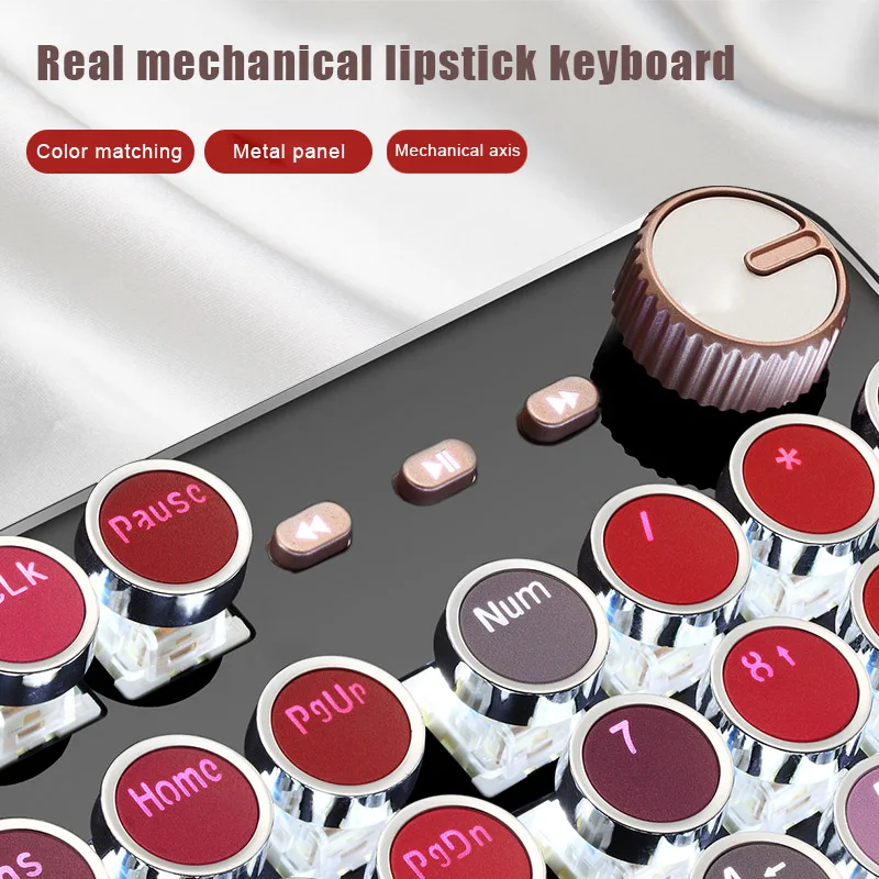 Vintage Punk Style Keyboard 104 Keys Mechanical Gaming PC Accessories for Computer Laptop GDeals