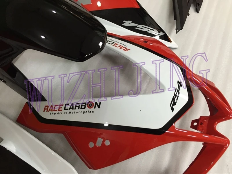 Тела Наборы RS4 RS125 Кузов для Aprilia RS4 125 2012 красный, Белый Черный ABS обтекатель RS4 RS125 2012