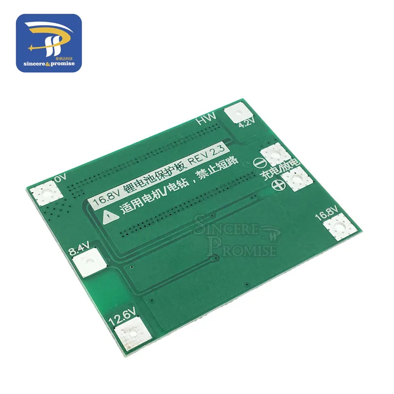 4S 40A литий-ионная литиевая батарея 18650 зарядное устройство PCB BMS Защитная плата с балансом для электродвигателя 14,8 V 16,8 V Lipo модуль ячейки
