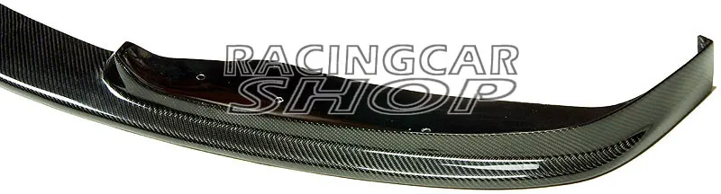 H STYLE REAL CARBON FIBER FRONT BUMPER LIP SPOILER FOR BMW F30 3-SERIES SEDAN 2012UP