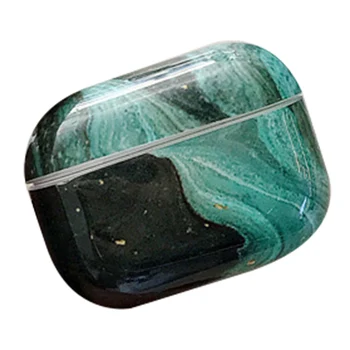 

Earphone Shell for Pro Case Marble Cover for Pro 3 Headphone Charging Box Dark Green