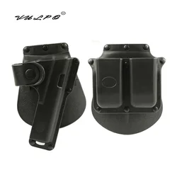 VULPO-funda táctica para pistola de caza, accesorio de caza con doble cargador, compatible con Glock 17/6900, 22/23