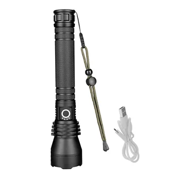 

Telescopic LED Flashlight Zoom Torch Light For Camping USB Rechargeable Waterproof Low consumption