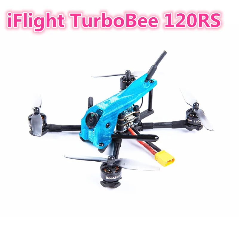 IFlight TurboBee 120RS V2 120 мм F4 4S Квадрокоптер, многороторный вертолёт FPV Racing RC Дрон PNP BNF w/1104 4200KV мотор Turbo Eos2 камера