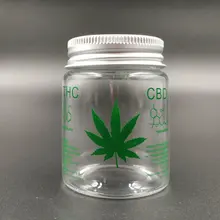 Weed Bottiglia di Stoccaggio Vaso Di Vetro Sigillato Piccolo Vaso con Coperchio 1pcs