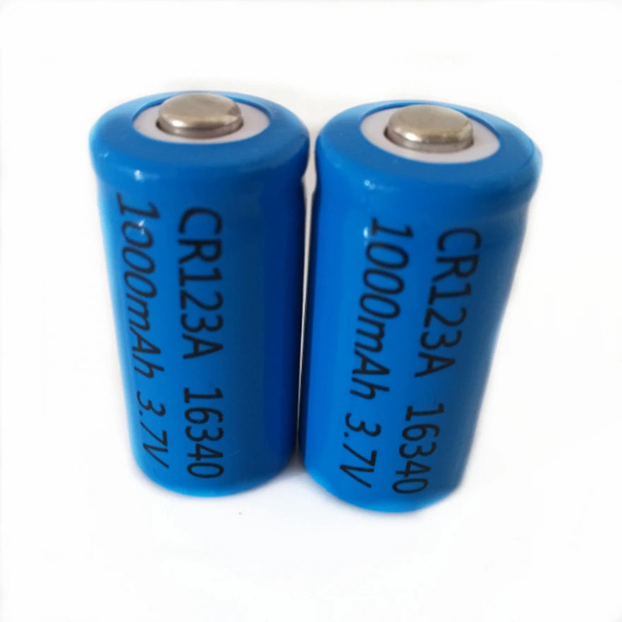 2 шт./лот SHSEJA 3,7 V 1000mAh 16340 аккумуляторная батарея CR123A 16340 литий-ионная аккумуляторная литиевая батарея