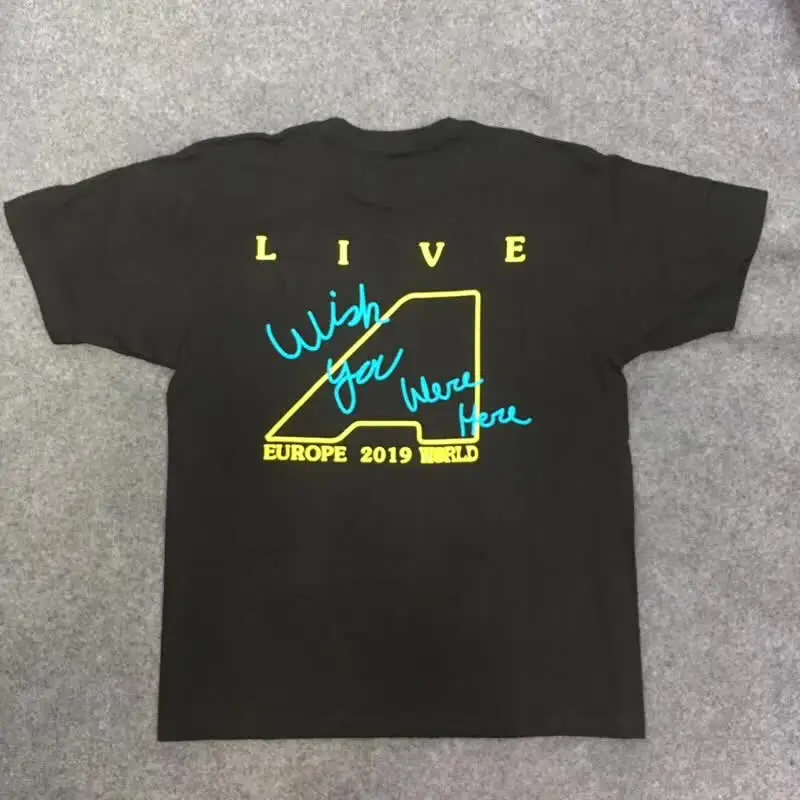 Astroworld футболка с изображением Трэвиса Скотта тур футболка "ENJOY THE RIDE" Графический астромир тройник лучшее качество Хлопок топы с длинными рукавами для мужчин