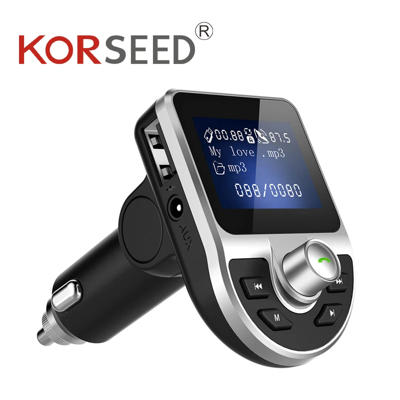 

FM Transmitter Bluetooth 5.0 Car Mp3 Player U Disk Car Hands-free USB Phone Charger Car Cigarette Lighter Car Accessories