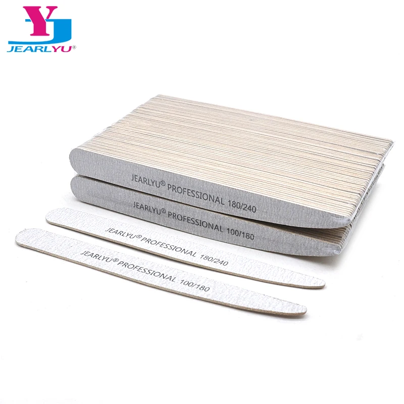 

100 шт прочные толстые деревянные пилки для ногтей профессиональный материал для ногтей Limas 180/240 100/180 одноразовые пилки буферный маникюрный набор инструментов