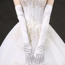 

Women's Elegance Lace Bride White Wedding Dress Gloves For Wedding Prom Dinner Opera Party Tea Parties Free Shipping