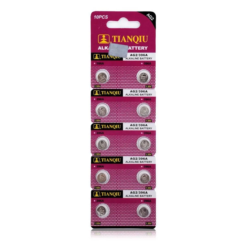 

40PCS / AG2 396 LR726 alkaline battery 726SW SR59 SG2 L726 button battery for watch toy remote control
