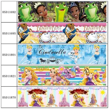 

HSDCraft Free shipping 25MM 38MM 75MM Heat Transfer Printed Grosgrain ribbon for diy hair bow