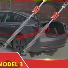 QDAEROHIVE Автомобильная капот и задняя дверь повторяет газовую эластичная Опора стержень замедляющий удар газовая стойка для Tesla модель 3