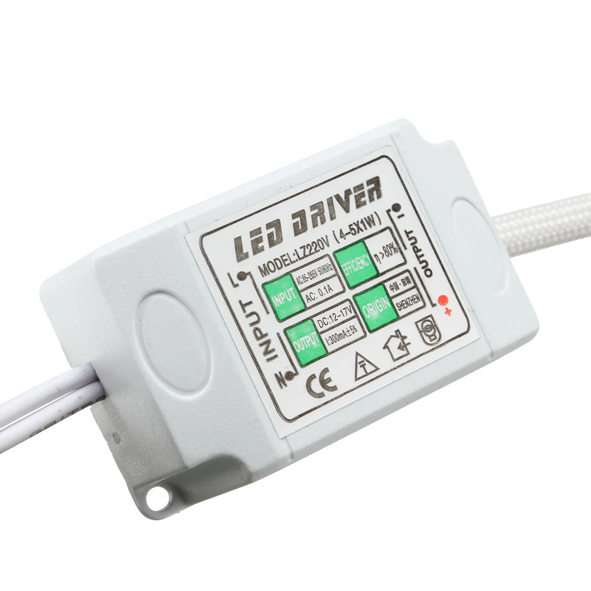 3-5 Вт AC85-265V-DC12V-17V питание Драйвер адаптер трансформатор для Светодиодный светильник лампа