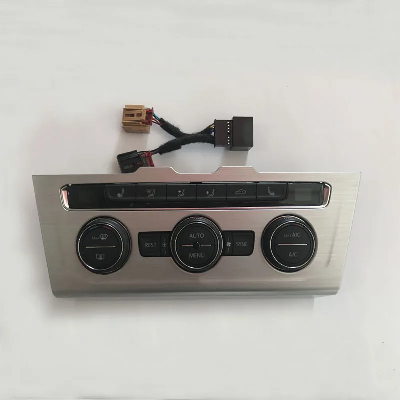 Автоматическая панель управления кондиционированием воздуха AC Seat Heater с черной или серебряной панелью для Passat B8