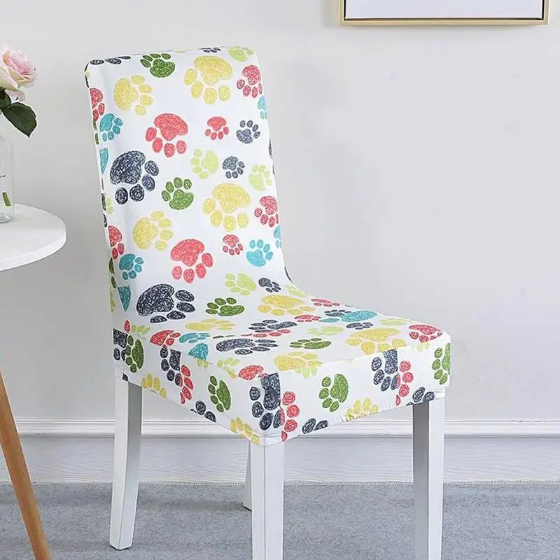

Europe Style Dining Table Chair Cover Restaurant Hotel Back Chair Cover Party Banquet Slipcovers Home Decoration