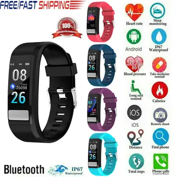 

New Arrival 115Pro Smart Watch Bracelet Blood Pressure Measurement Fitness Activity Tracker Sport Heart Rate Monitor Smart Band