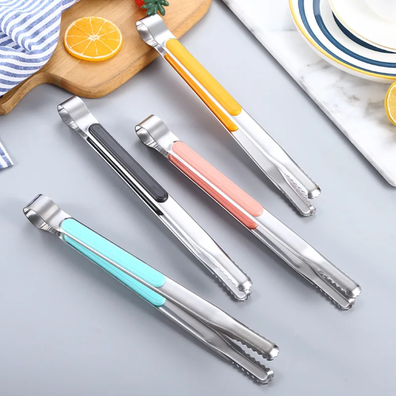 Korean stainless steel barbecue tongs kitchen tools steak barbecue tongs buffet food bread