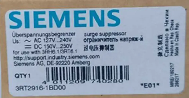 ** 1PC NEW SIEMENS 3RT2916-1BD00 free shipping | Безопасность и защита