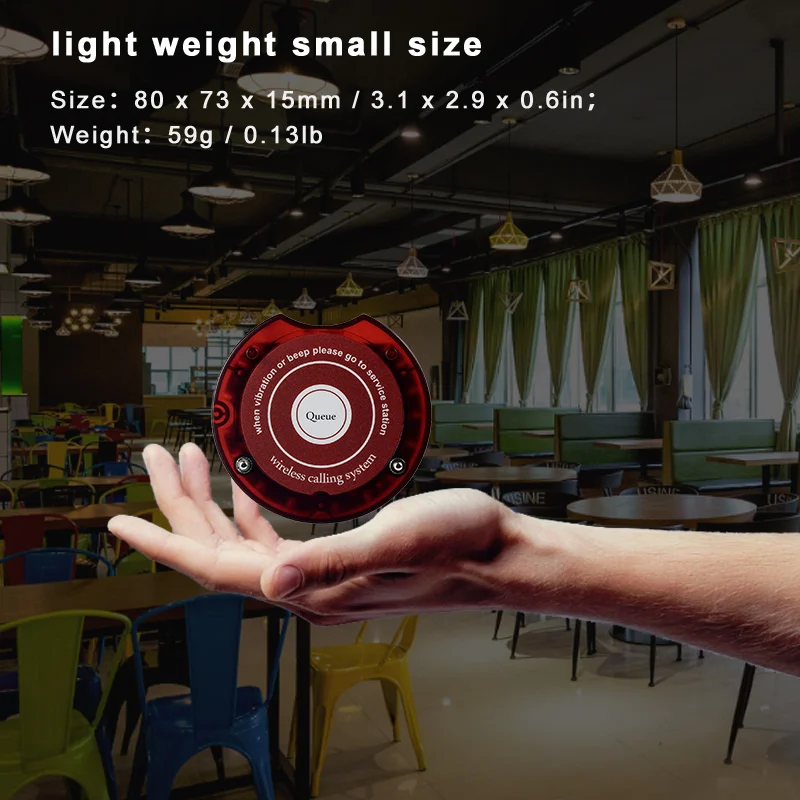 Skup RETEKESS SU 668 Pager restauracja 999 kanałowy bezprzewodowy system wywołujący z 10 pagery kelner pagery zadzwoń do klienta do restauracji