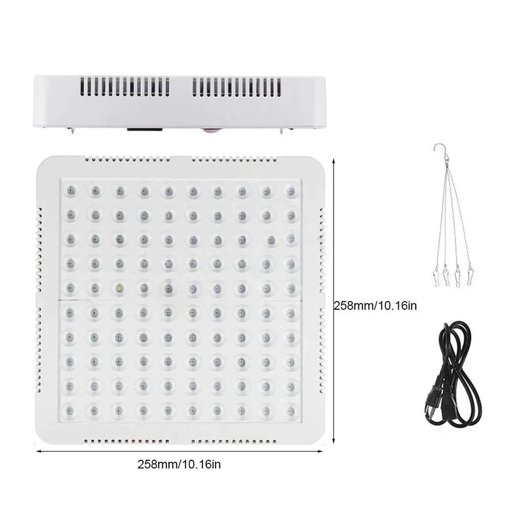 2000 Вт Светодиодный светильник для выращивания гидропоники полный спектр комнатных Вег цветок роста растений лампа монитора панель ЕС/США Тип продажи