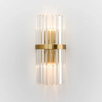 

Nordic Bedroom Bedside Lamp Wall Lamp Simple Modern Aisle Corridor Hotel Golden Background Wall Lamp Creative LED Lamp