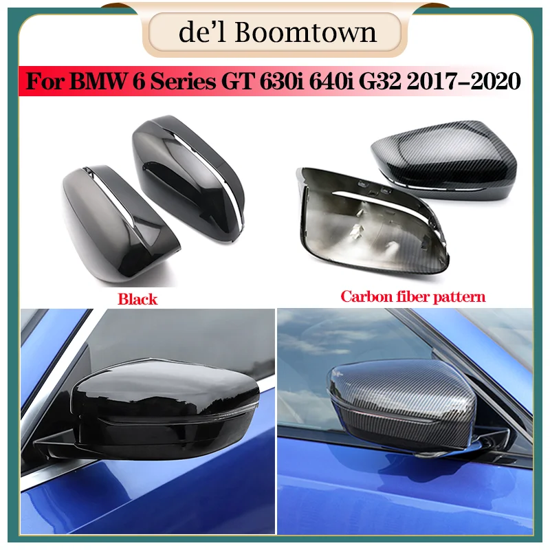 Новое автомобильное зеркальное покрытие для BMW 6 Series GT 630i 640i G32 2017 2018 2019 2020 черное