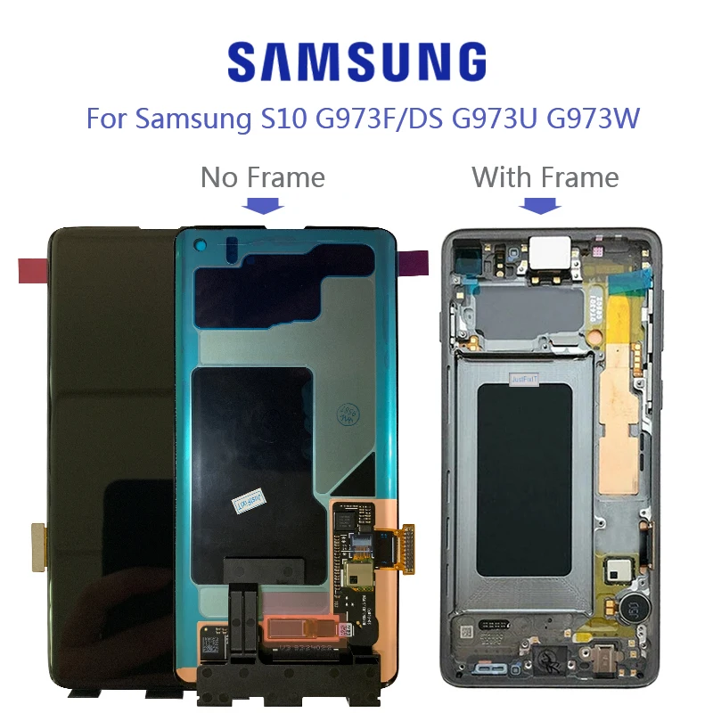Originele Voor Samsung Galaxy S10 2019 SM-G9730 G973F Lcd Touch Screen Digitizer Super Amoeld S10 Plus G9750 Lcd Originele Voor Samsung Galaxy S10 2019 SM-G9730 G973F Lcd Touch Screen Digitizer Super Amoeld S10 Plus G9750 Lcd