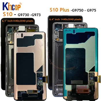 

NEW ORIGINAL AMOLED S10 LCD For SAMSUNG Galaxy S10 G973F/DS G973F G973 S10 Plus G975 G975F G975F/DS Touch Screen Digitizer