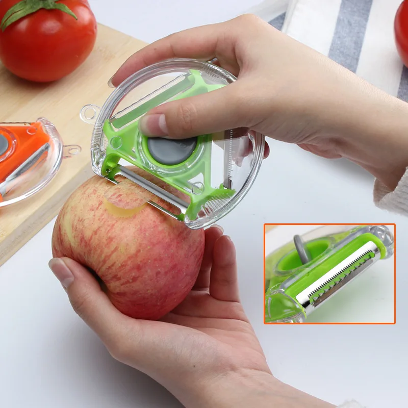 Multifunctional Vegetable Peeler, 3 in 1 Stainless Steel Peeler