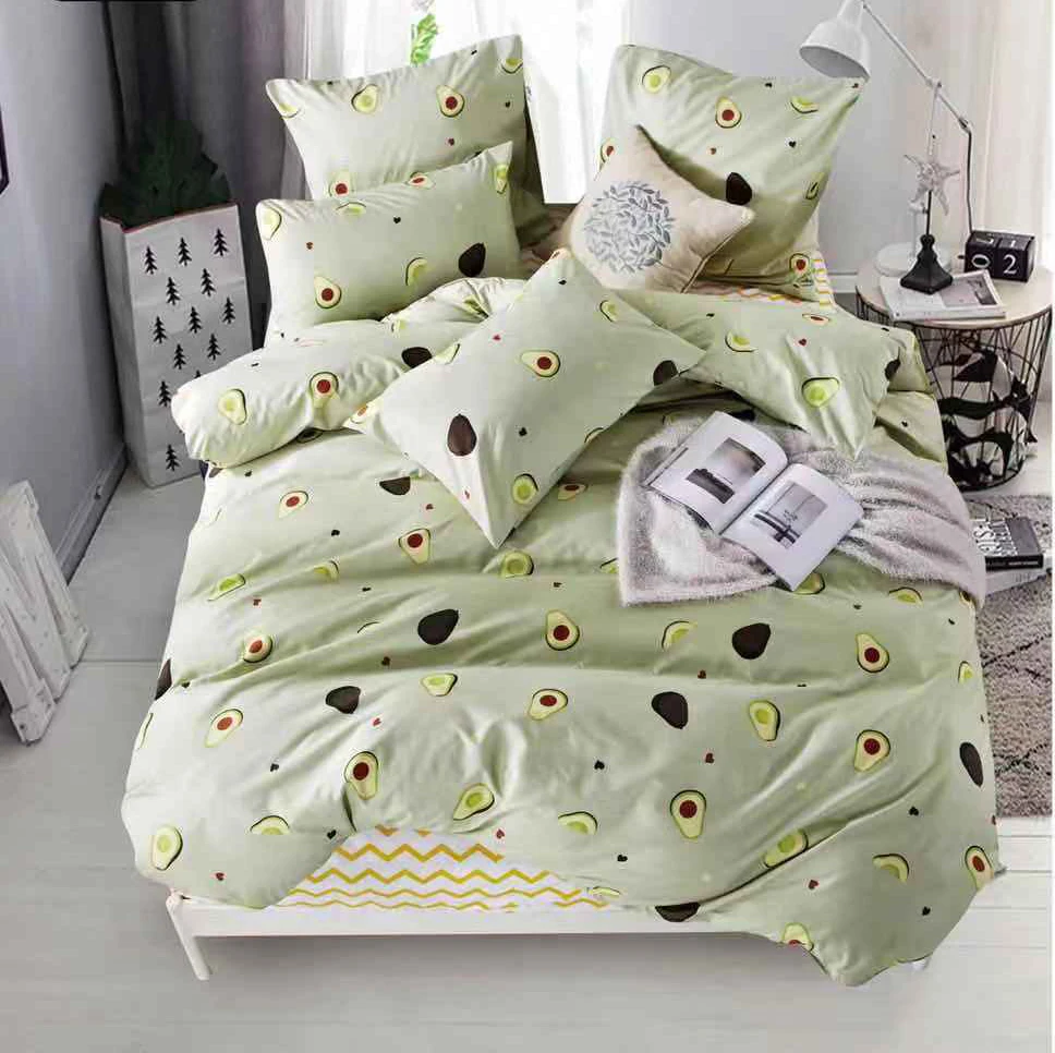 

Alanna Printed Solid bedding sets Home Bedding Set 4-7pcs High Quality Lovely Pattern with Star tree flower