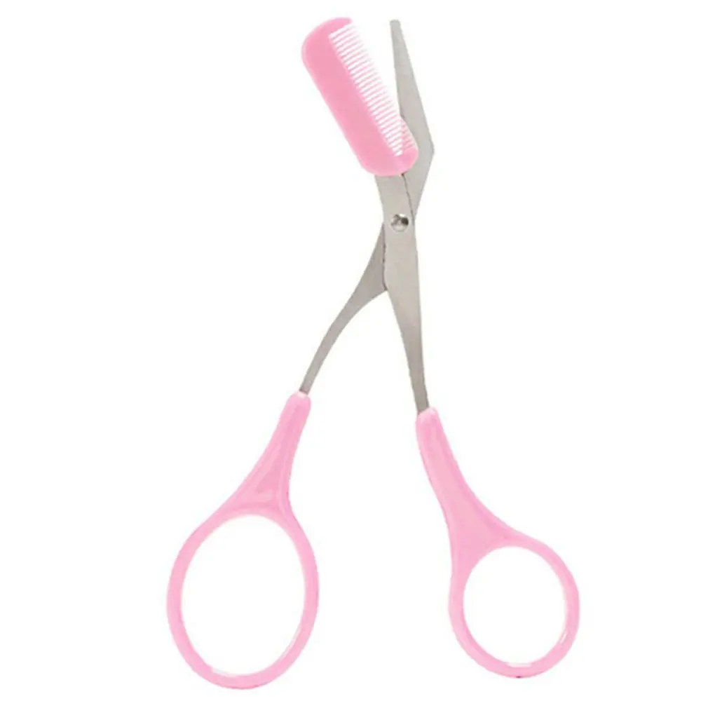 

1 Pcs Korean Style Eyebrow Scissors Eyebrow Trimming Artifact Comb Scissors Two-In-One Set Beauty Tools
