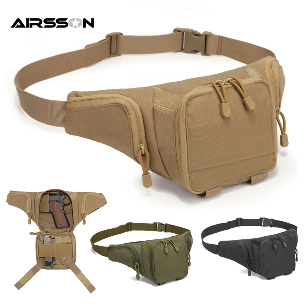 Riñonera oculta para pistola bolsa de transporte para pistola, bandolera para caza al aire libre|Bolsas de caza| - AliExpress