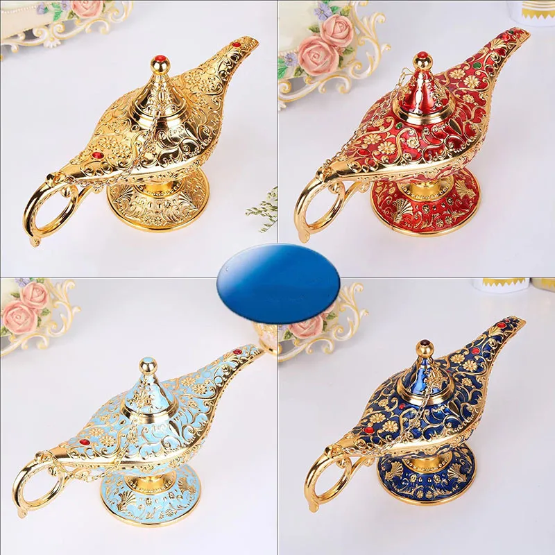 Disney Aladdin and The Magic Lamp Anime Figure Toys Fairy Tale Genies Model Toy Vintage Retro Gift | Игрушки и хобби