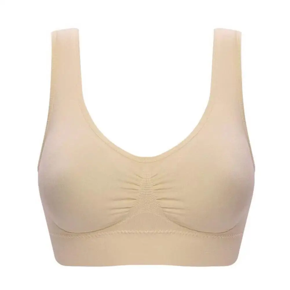 

Large size thin breathable yoga bra large size single layer sports vest without rims breathable seamless sports bra