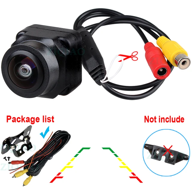 ZIQIAO for BMW X1 F48/ X3 F25/ 3 Series F30 F80 F31 F34 2018 2019 2020 2021 Fisheye Lens Trunk Handle Rear View Camera LS308 Static Camera A Only
