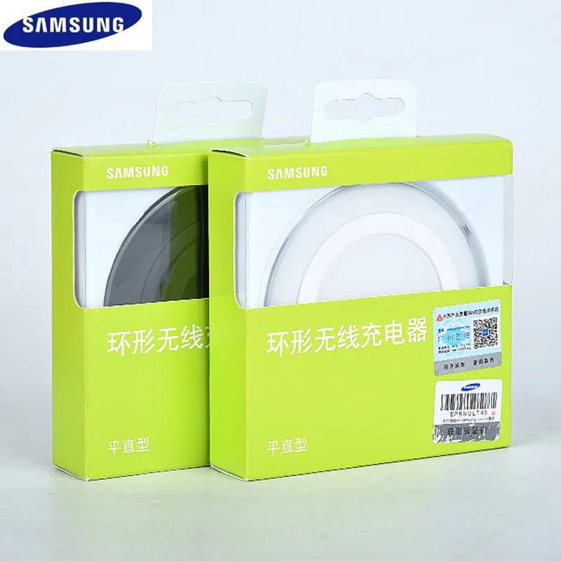 Original Samsung Wireless Charger Adapter qi Charge Pad For Galaxy S7 S6 EDGE S8 S9 S10 Plus Note 4 5 For Iphone 8 X XS XR mi 9 16