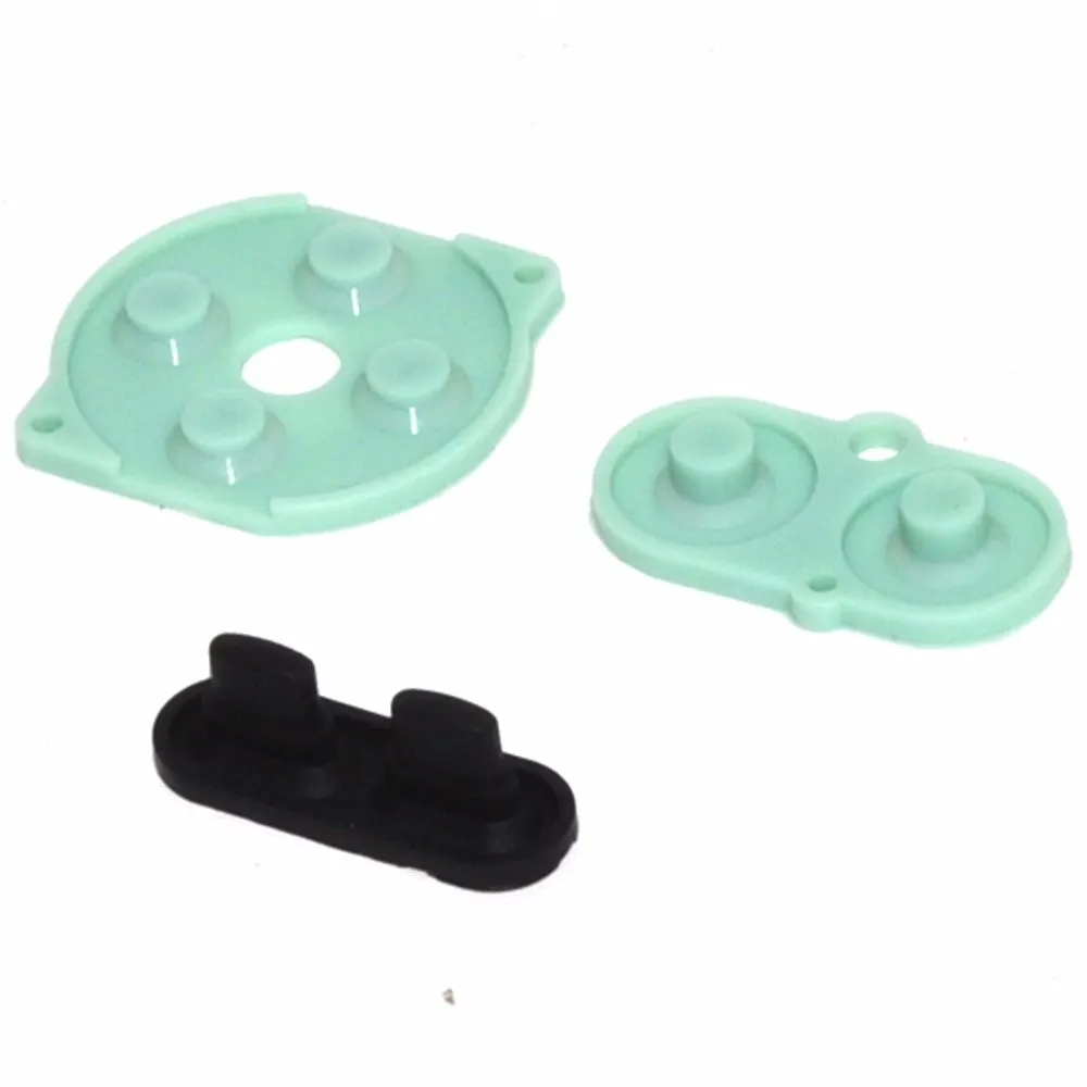10 наборов резиновый проводящий Buttons D pad для GBC GB GBA Silicone Start Select Keyboard|Запасные части|