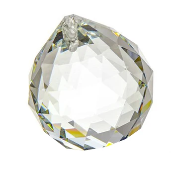 

Light Pendant Decorative Living Room Home Transparent Hanging Faceted Glass Mini Crystal Ball Prism Modern Craft Chandelier