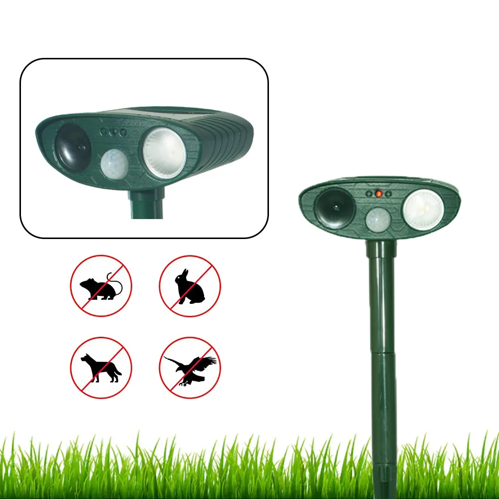 Ultrasonic Dog Bark Stop Anti Barking Device Solar Powered Dog Training Equipment With