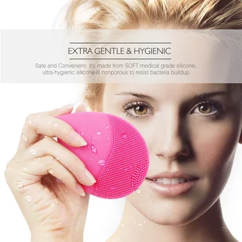 

Electric Facial Cleaning Brush Cleanser Massage Skin Face Care Mini Washing Machine Waterproof Silicone Dirt Remove SPA Tool
